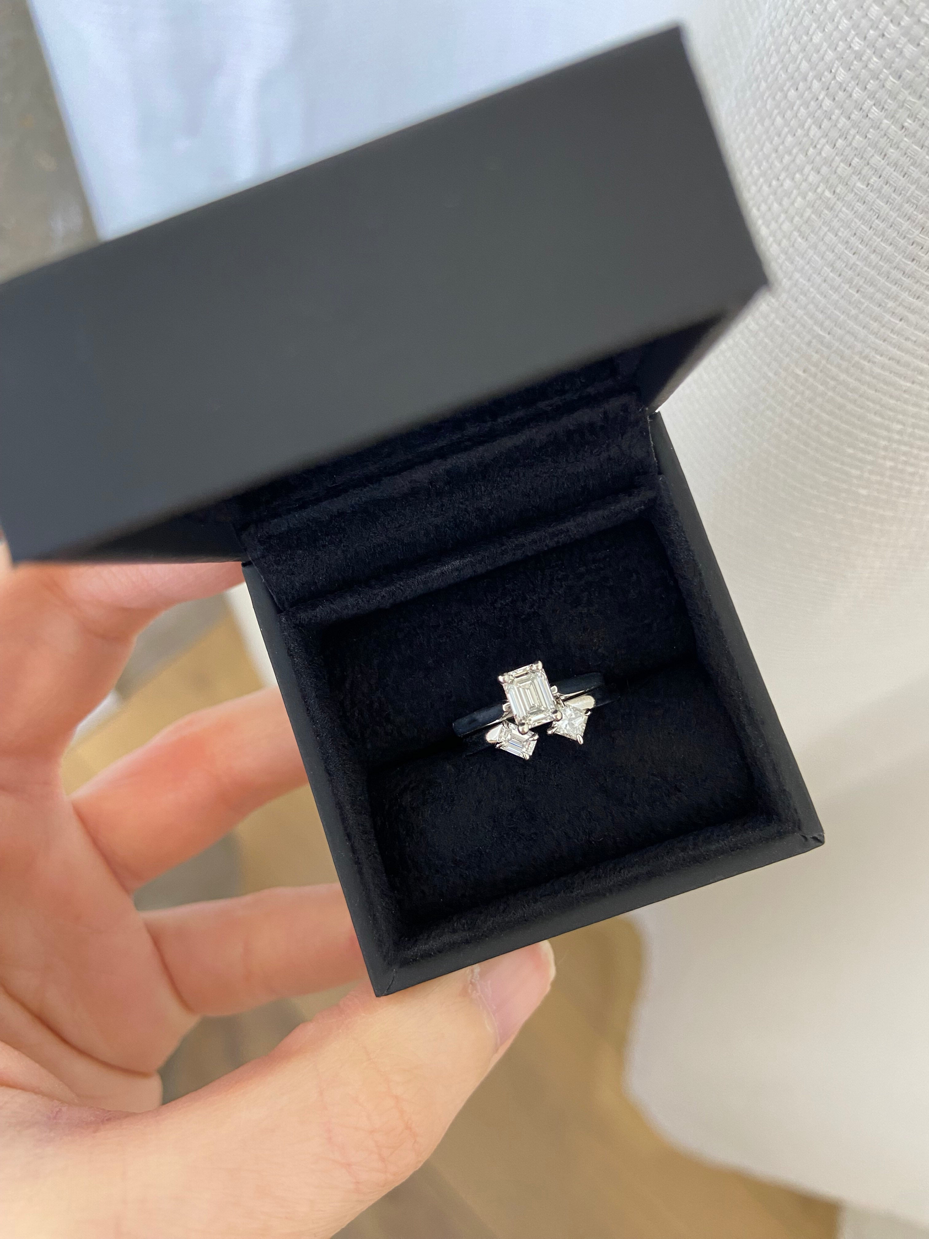 Bespoke Open Two Stone Ring