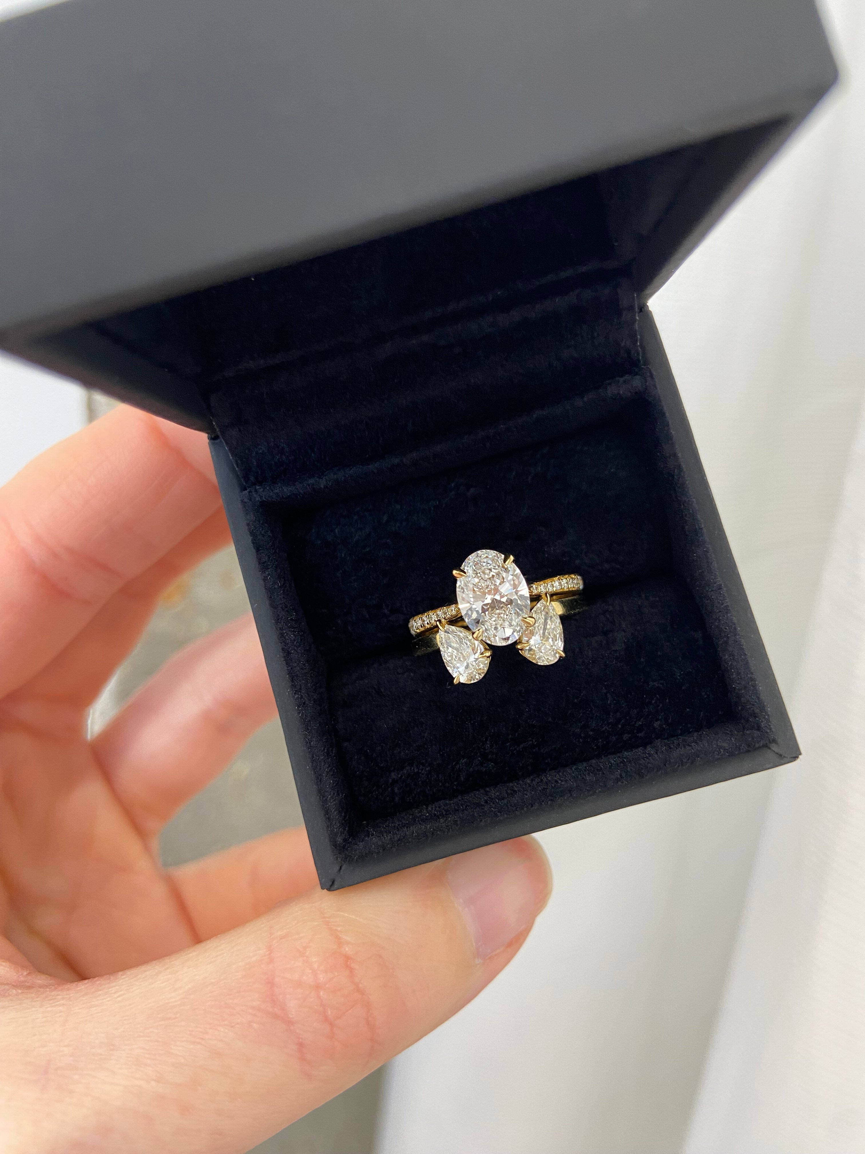 Bespoke Open Two Stone Ring