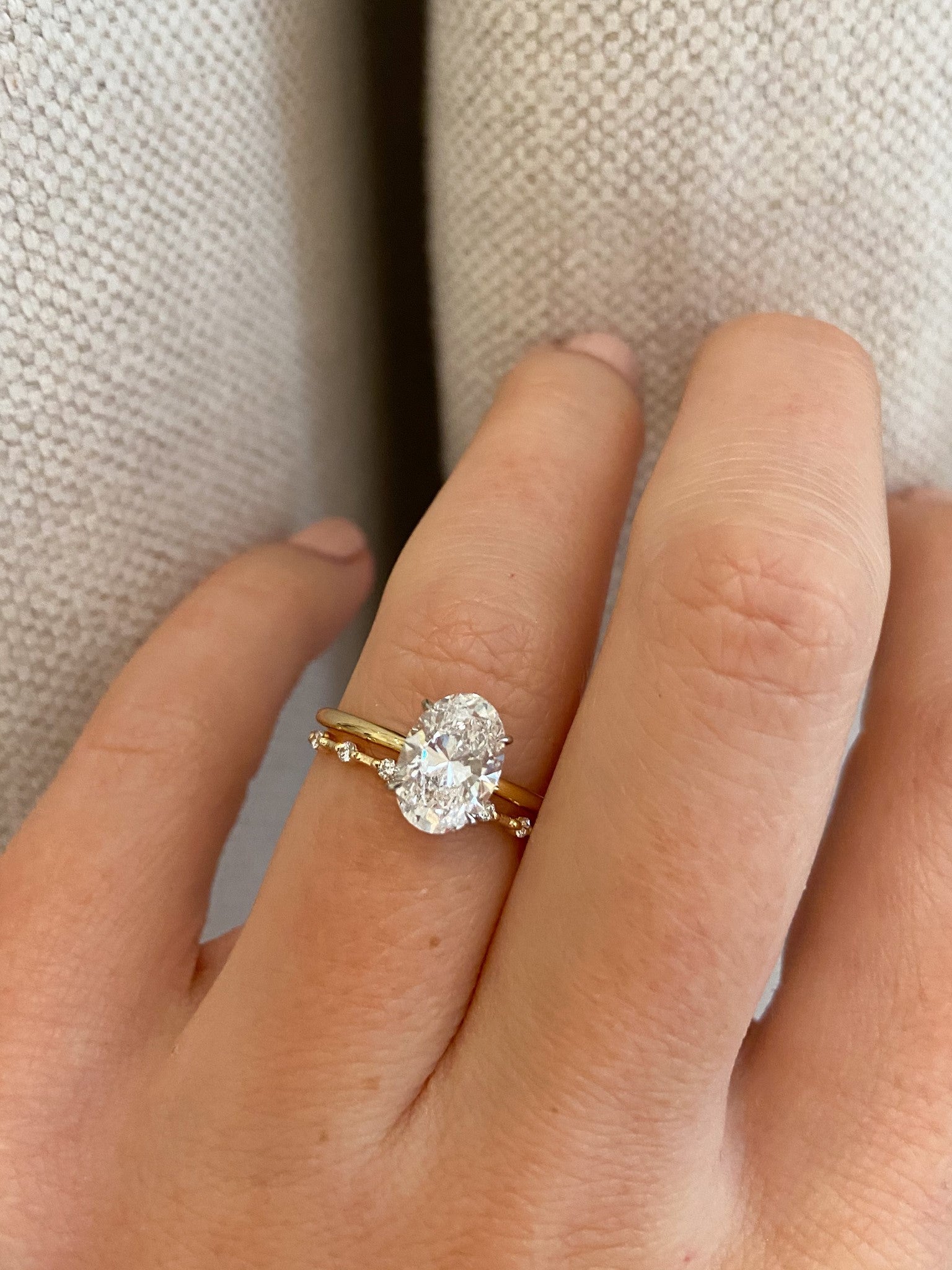 Petite Spaced Diamond Band